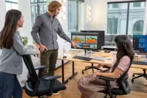 HP E27d G4 68.6cm (27") 2560 x 1440 pixels Quad HD Black