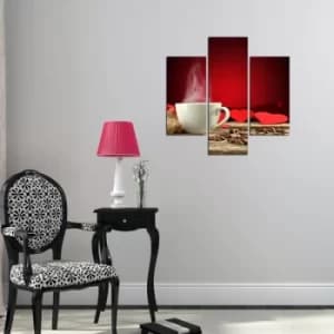 3MDF-033 Multicolor Decorative MDF Painting (3 Pieces)