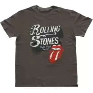 The Rolling Stones - Hyde Park Unisex XX-Large T-Shirt - Grey