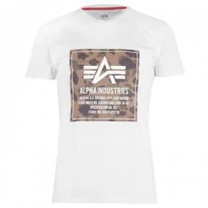 Alpha Industries Block T-Shirt - White 09
