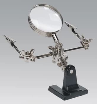 Sealey SD150 Mini Robot Soldering Stand with Magnifier
