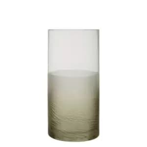 26cm Clear Glass Vase