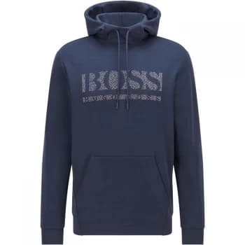 Hugo Boss Athleisure Soody 2 Pullover Hoodie Navy Size 2XL Men