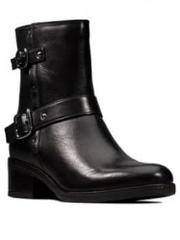 Clarks Mascarpone Biker Calf Boot