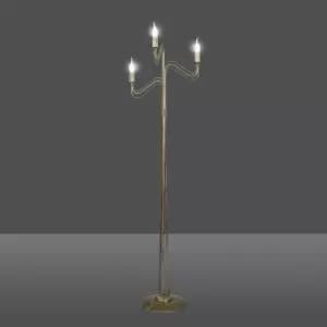Tori Gold Multi Arm Floor Lamp 3x E14