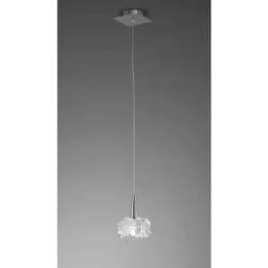 Artic pendant light 1 bulb G9 Small, polished chrome