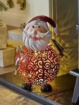 Three Kings Filigree Santa Folklight Christmas Decoration