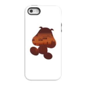 Nintendo Super Mario Goomba Silhouette Phone Case - iPhone 5/5s - Tough Case - Gloss