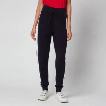 Tommy Hilfiger Womens Global Stripe Jogger Bottoms - Desert Sky - M