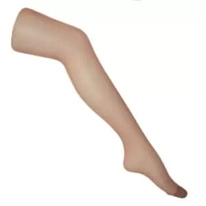 Silky Womens/Ladies Smooth Knit Tights (1 Pairs) (Large (42a-48a)) (Natural Tan)