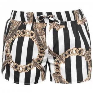 Hermano Mens Printed Swim Shorts - Crocodile/Black