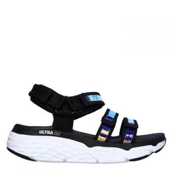 Skechers Max Cushion Womens Sandals - Black