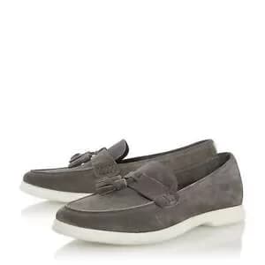 Dune 'Backer' Tassel Trim Loafers - 7 - tan