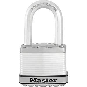 Master Lock Excell M5KALF Long Shackle Laminated Steel Padlock 50mm