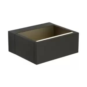 Lucide GOA - Wall Light Outdoor - LED - 1x6,5W 3000K - IP54 - Anthracite