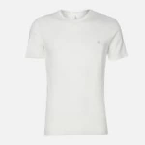 Calvin Klein Mens 2 Pack Crewneck T-Shirts - White/Black - L