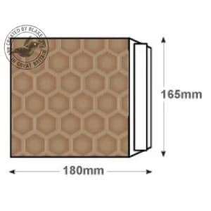 Blake Purely Packaging CD Peel and Seal Padded Envelopes Gold Pack of 200