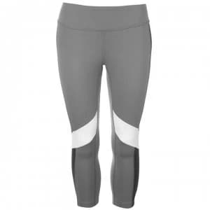 Reebok Lux three quarter Tights Ladies - Almost Grey/Blk