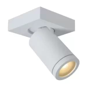 Lucide TAYLOR - Ceiling Spotlight Bathroom - LED Dim to warm - GU10 - 1x5W 2200K/3000K - IP44 - White
