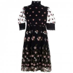 Orla Kiely Emme Dress - Black / Multi