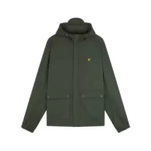 Mens Hooded Pocket Jacket - Olive - M