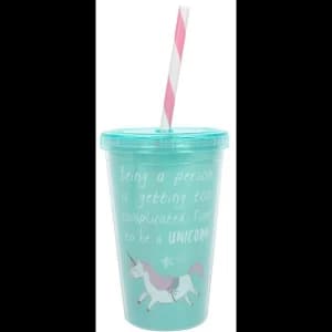 Time to be a Unicorn Drinking Cup
