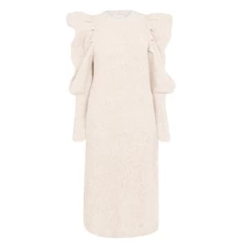 Ted Baker Marnia Big Sleeve Midi Dress - Camel