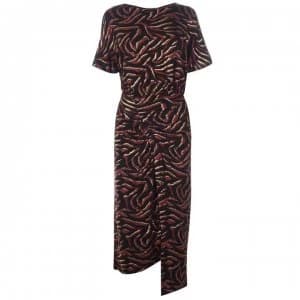 Biba Tiger Dress - Tobacco