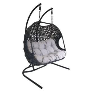 Charles Bentley Double Rattan Swing Chair