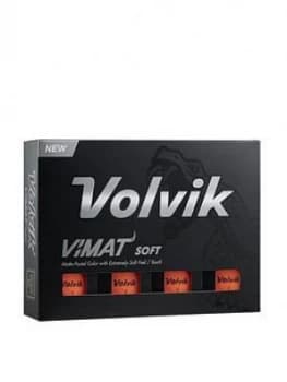 Volvik 12 Pack Volvik Vimat Golf Balls Soft Orange