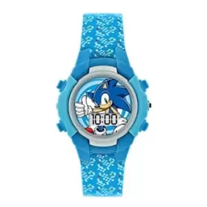 Sega Sonic the Hedgehog Blue Flashing LCD watch?SNC4036