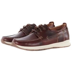 Barbour Mens Cook Boat Shoe Brown 11