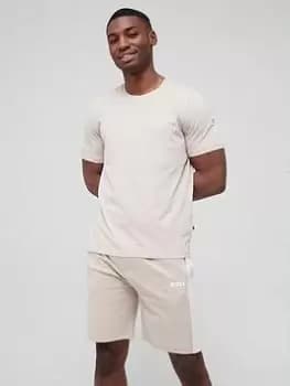 BOSS Bodywear Mix & Match Lounge T-Shirt - Light Beige, Light Beige Size M Men