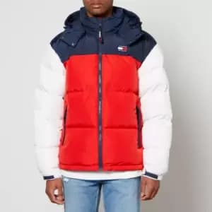 Tommy Jeans Alaska Colour Block Recycled Shell Puffer Jacket