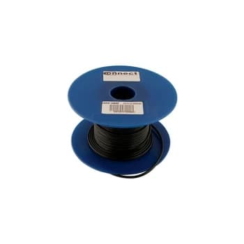 Twin Core Speaker Cable - 2 x 24/0.2mm - Black/Red - 100m - 6.0A - 30067 - Connect