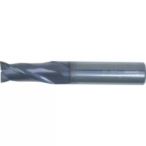 8.00MM Series 60 Carbide 2 Flute Plain Shank Short Series Slot Drill