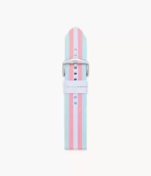 Fossil Unisex 22mm Multicolour rPET Strap