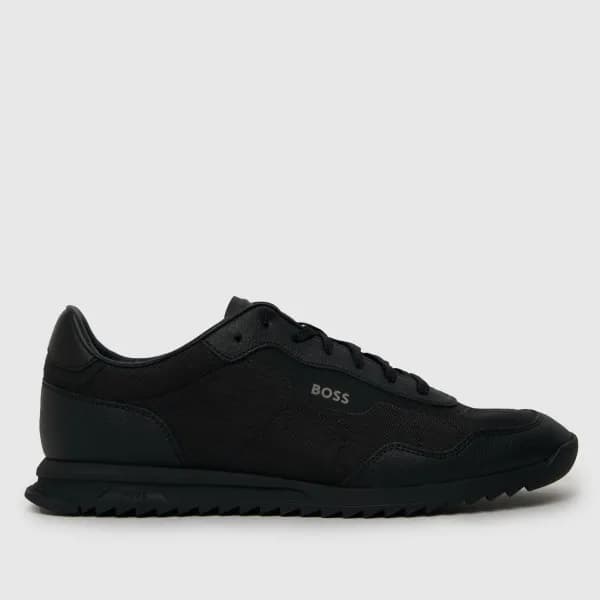 BOSS zayn runner trainers in black