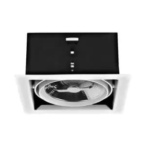 Recessed spotlight Cardan Steel matt white 1 bulb 10.3cm