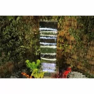 Tranquility Small Stainless Steel Wave Mains Powered Water Feature