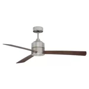 Laval Ceiling Fan Stainless Aluminium, Teak, Walnut Plywood - Merano