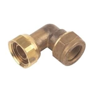 Plumbsure Compression Bent Tap Connector Dia15mm