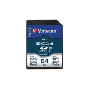 Verbatim Pro 64GB SDXC Memory Card