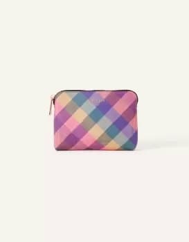 Accessorize Check Print Coin Purse