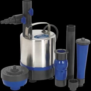 Sealey WPP3000S Stainless Steel Submersible Pond Water Pump 240v