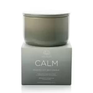 Serenity Ceramic Calm Candle 430g Blue