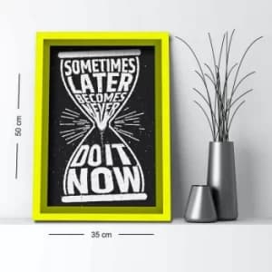 3550AHS-019 Multicolor Decorative Framed MDF Painting