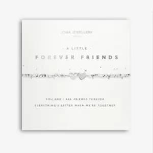 Faceted A Little Forever Friends Silver 17.5cm Stretch Bracelet 5252