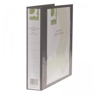 Q Connect Pres Binder 4dring 40mm Black