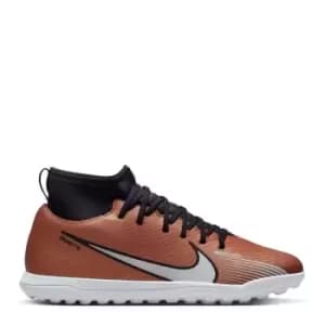 Nike Mercurial Superfly 9 Club Juniors Astro Turf Trainers - Metallics